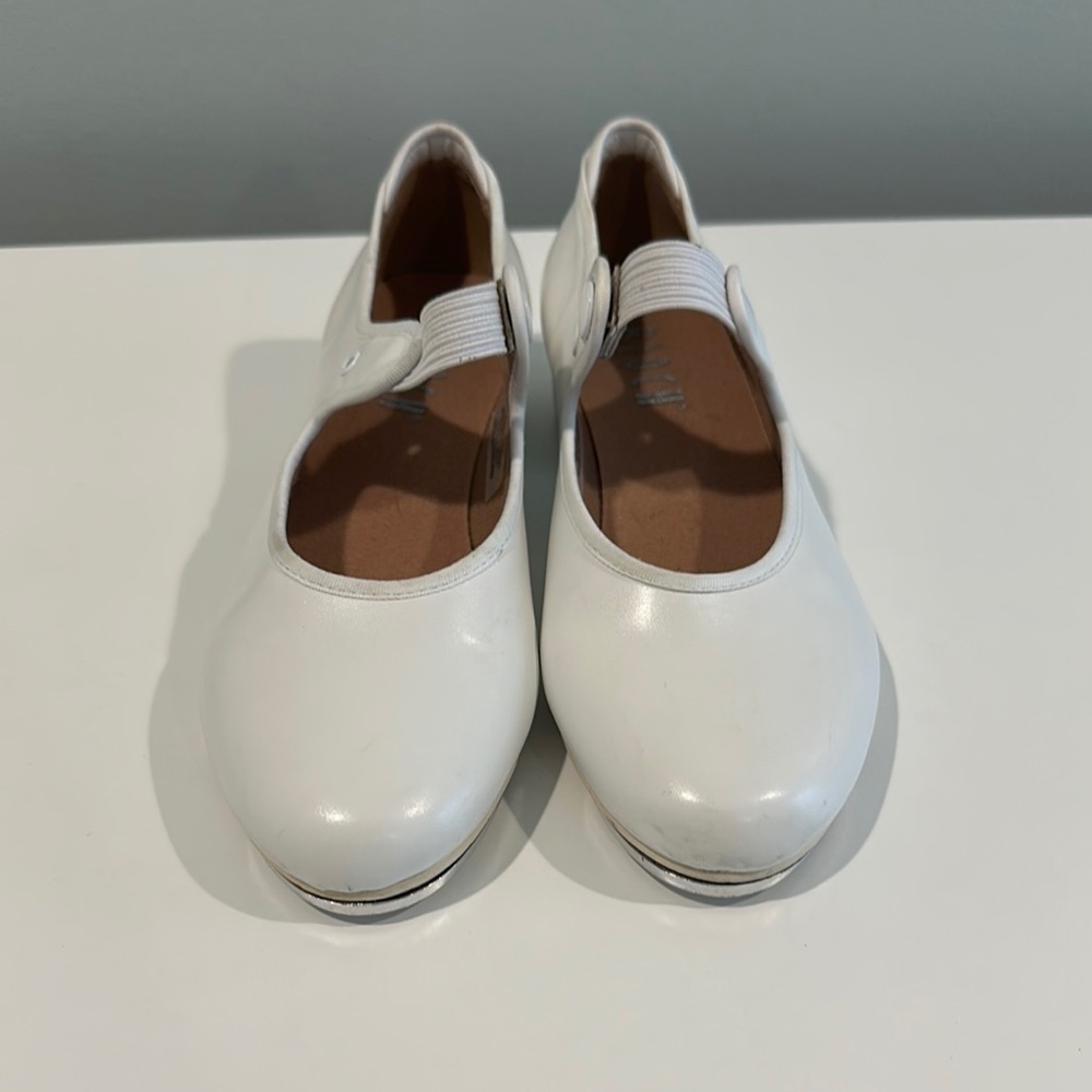 Bloch White Mary Jane Tap Shoes - Picture 2 of 5